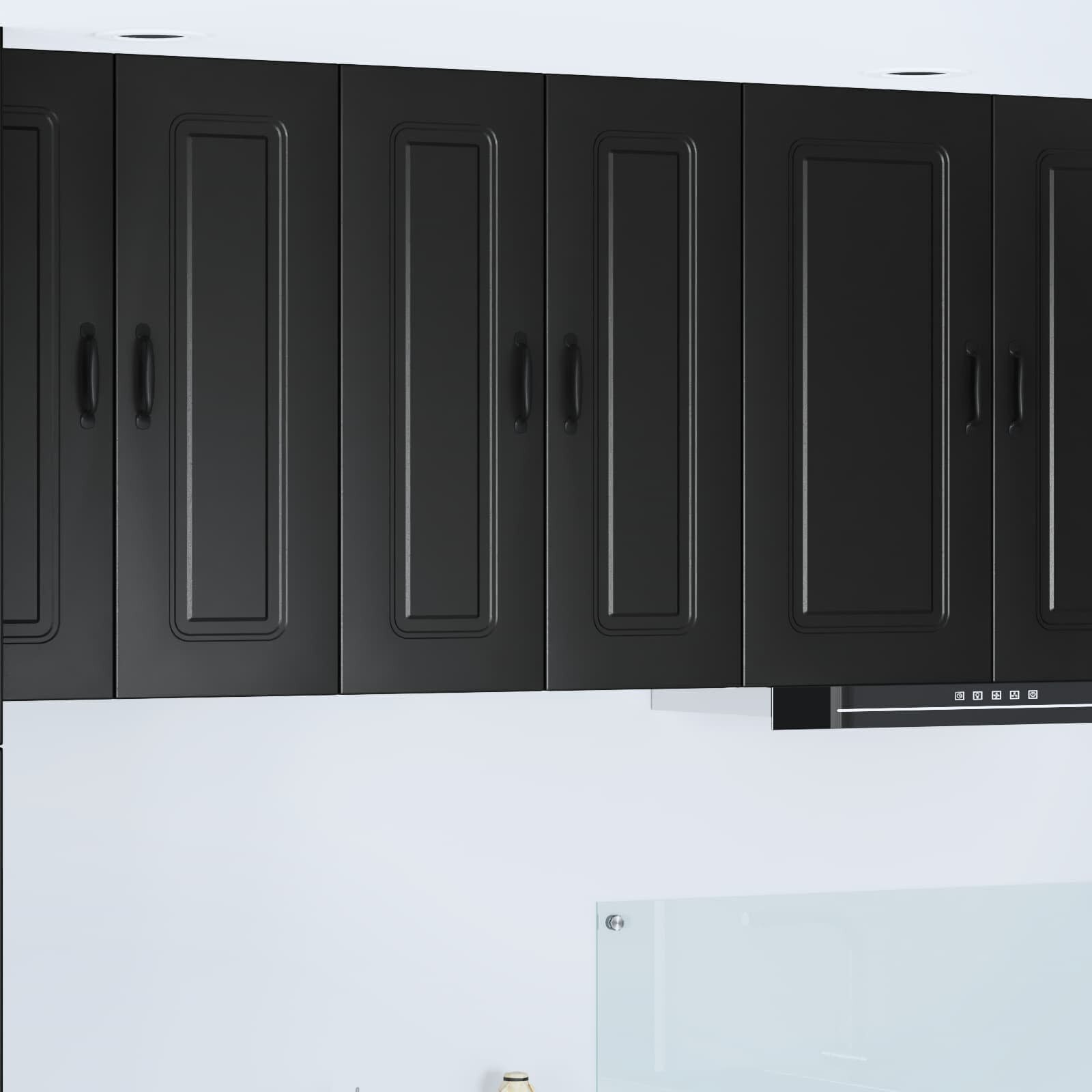 vidaXL Панел за миялна машина Kalmar Черно 30 x 31 x 80 см