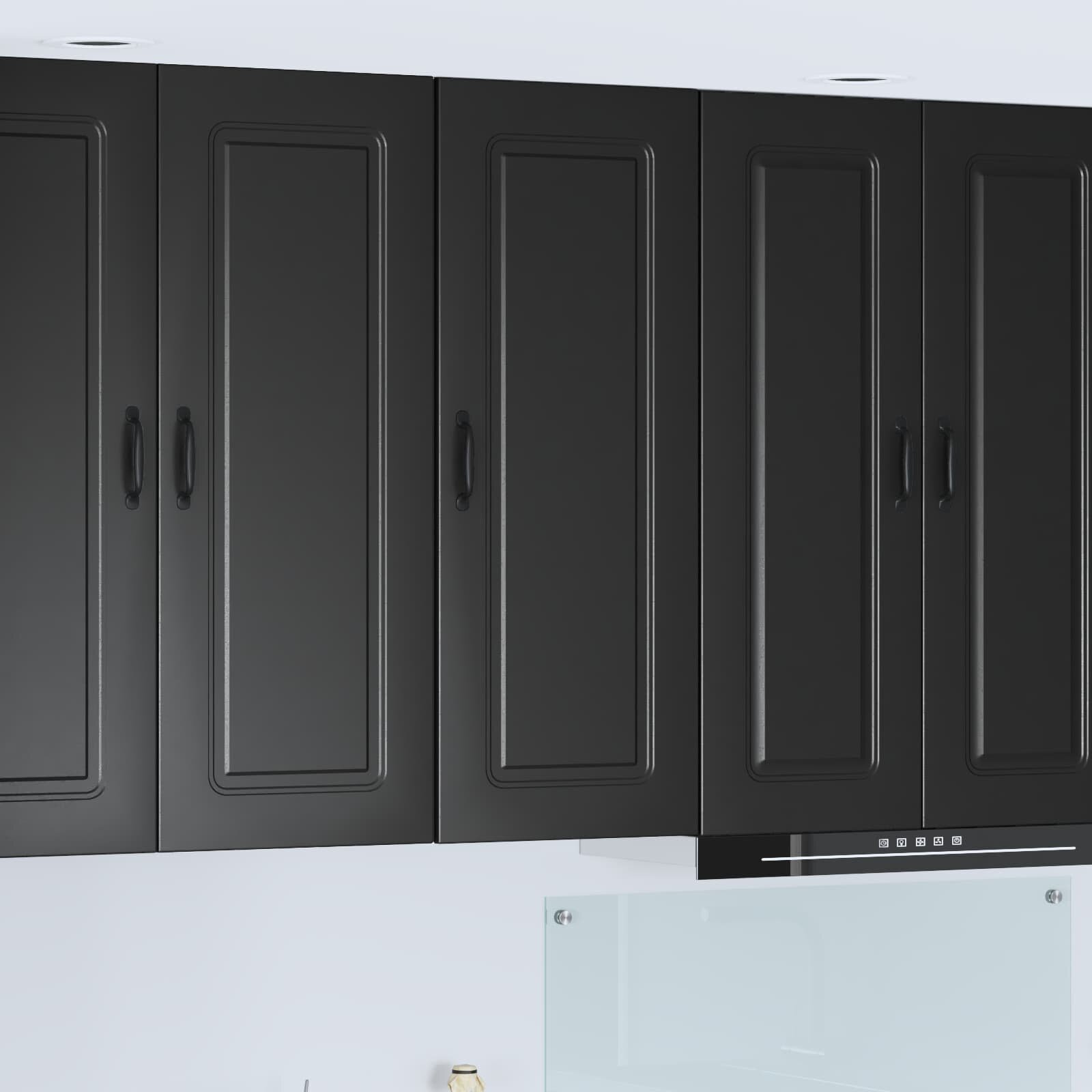 vidaXL Панел за миялна машина Kalmar Черно 40 x 31 x 100 см
