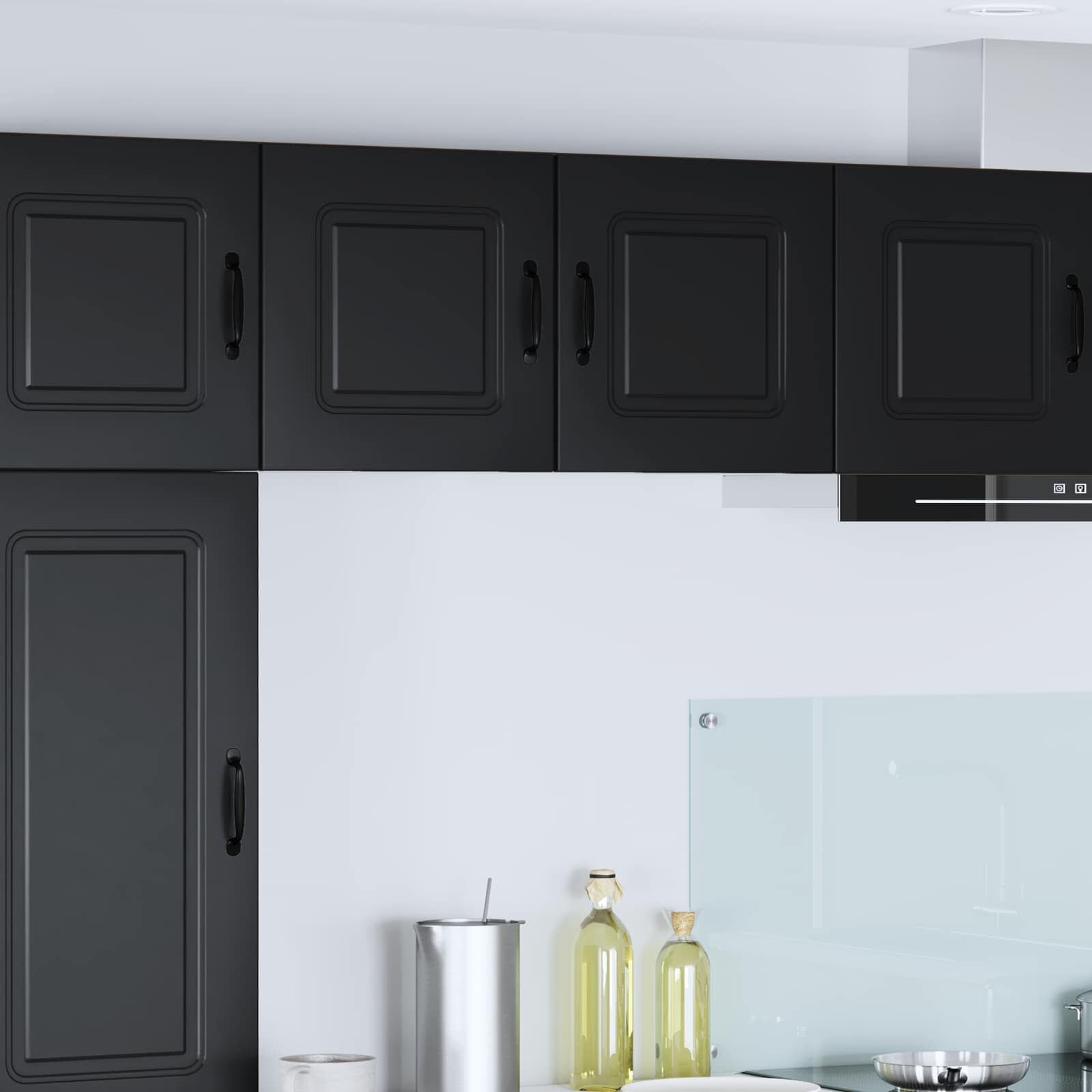 vidaXL Панел за миялна машина Kalmar Черно 40 x 31 x 40 см