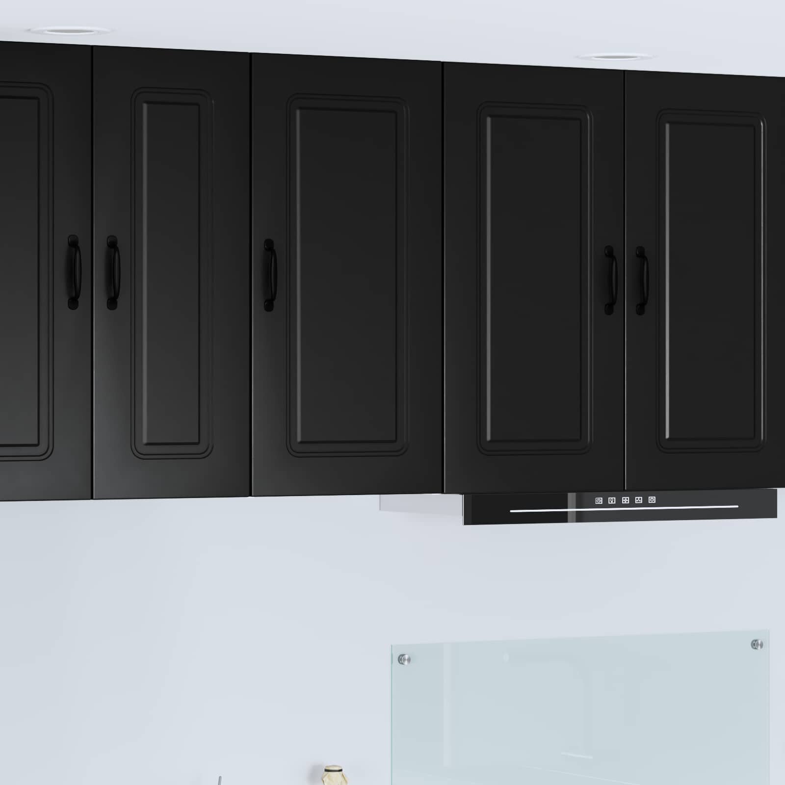 vidaXL Панел за миялна машина Kalmar Черно 40 x 31 x 80 см