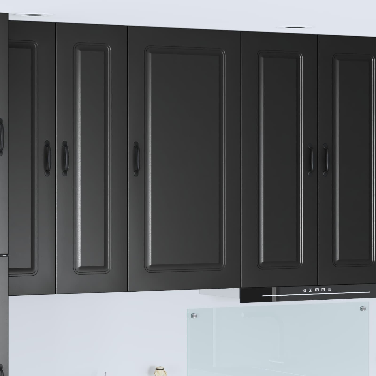 vidaXL Панел за миялна машина Kalmar Черно 50 x 31 x 100 см
