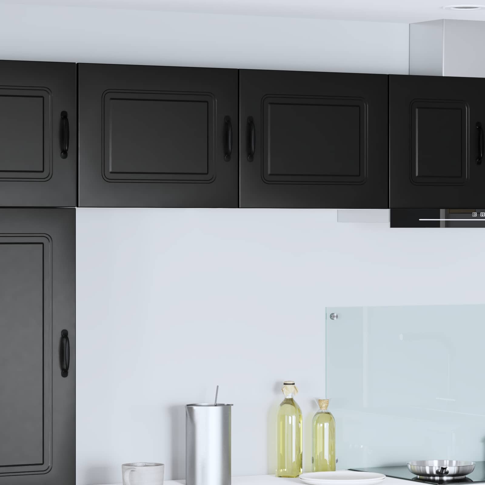 vidaXL Панел за миялна машина Kalmar Черно 50 x 31 x 40 см