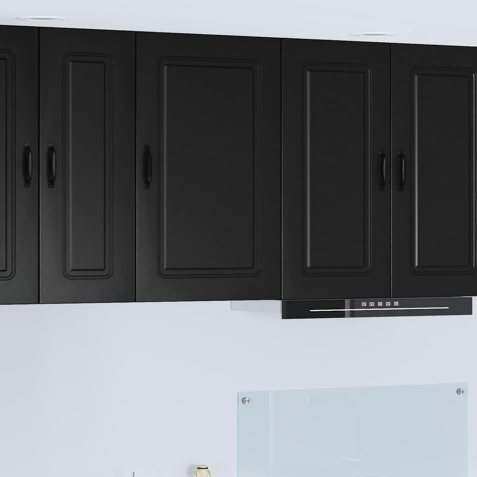 vidaXL Панел за миялна машина Kalmar Черно 50 x 31 x 80 см