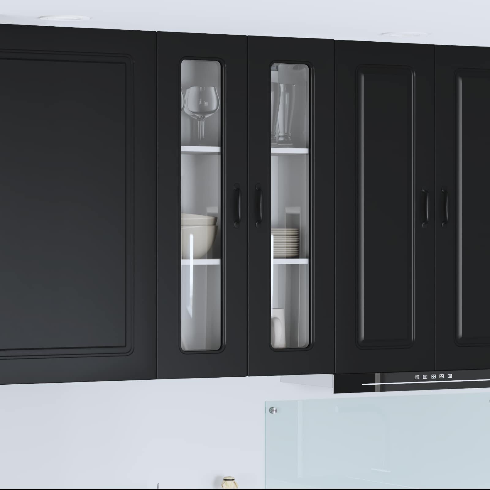 vidaXL Панел за миялна машина Kalmar Черно 60 x 31 x 100 см