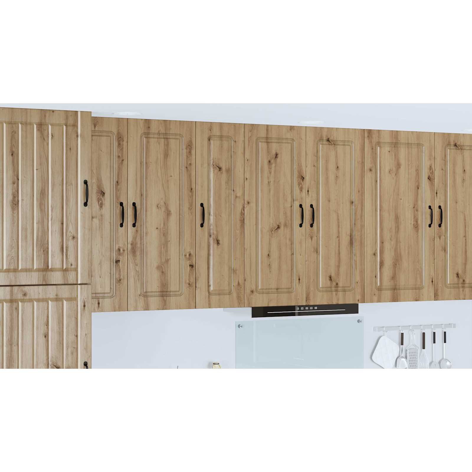 vidaXL Панел за миялна машина Kalmar Дъб 30 x 31 x 100 см