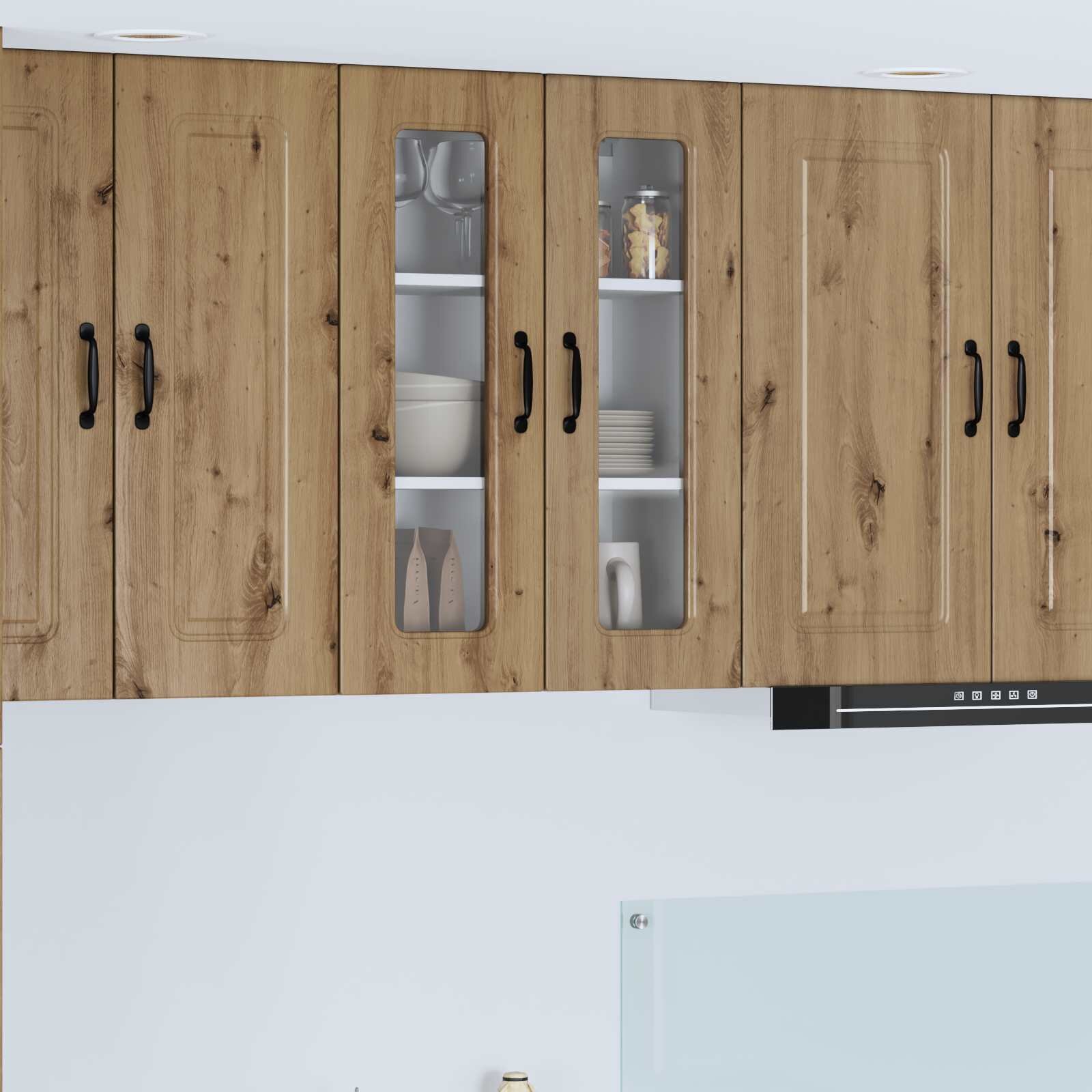 vidaXL Панел за миялна машина Kalmar Дъб 60 x 31 x 80 см