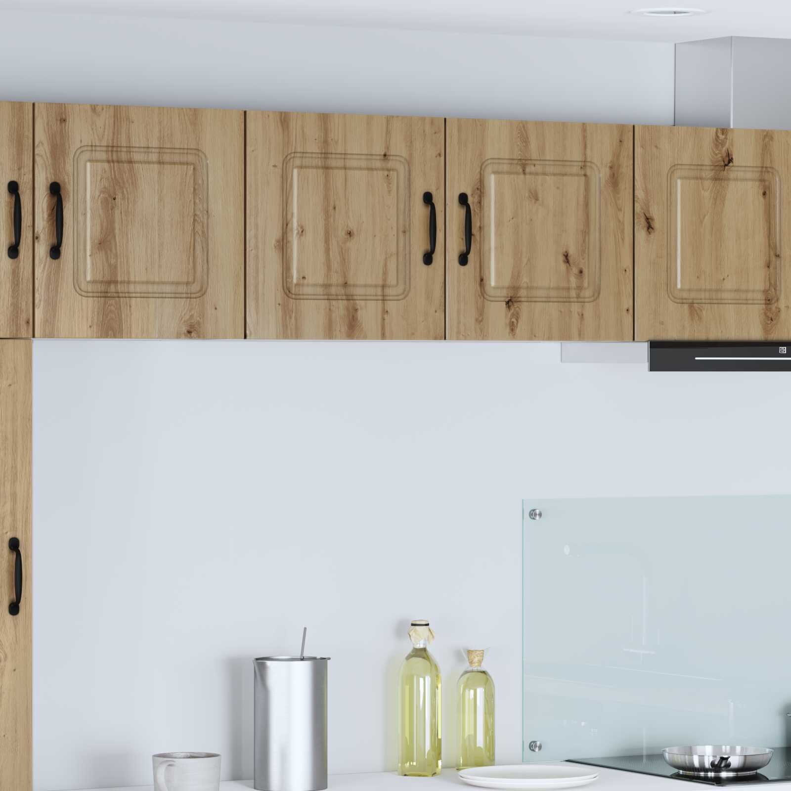 vidaXL Панел за миялна машина Kalmar Дъб 80 x 31 x 40 см