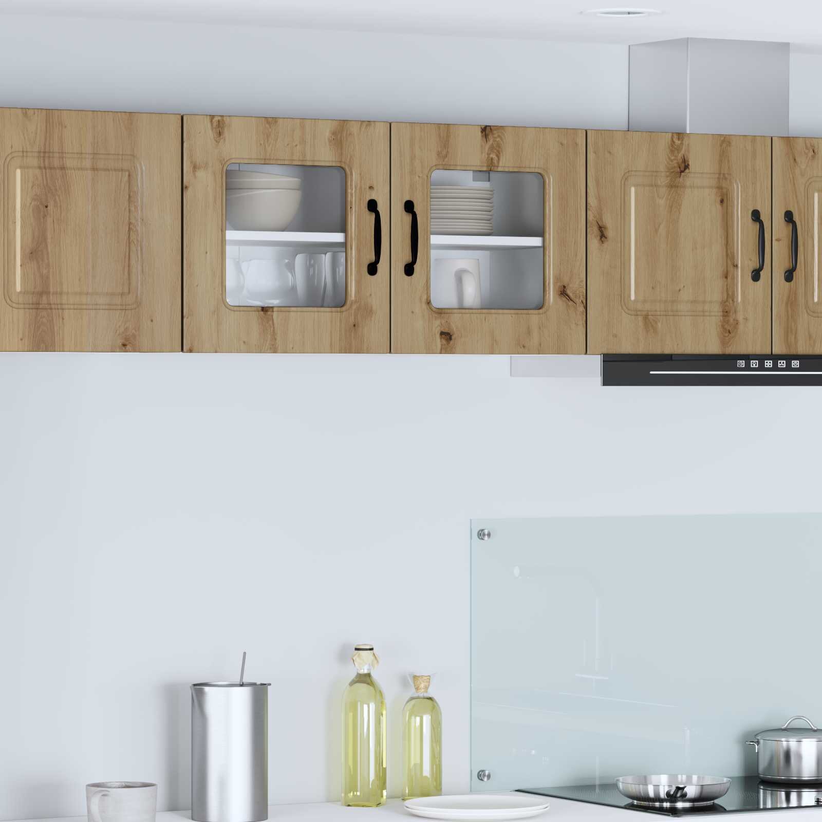 vidaXL Панел за миялна машина Kalmar Дъб 80 x 31 x 40 см