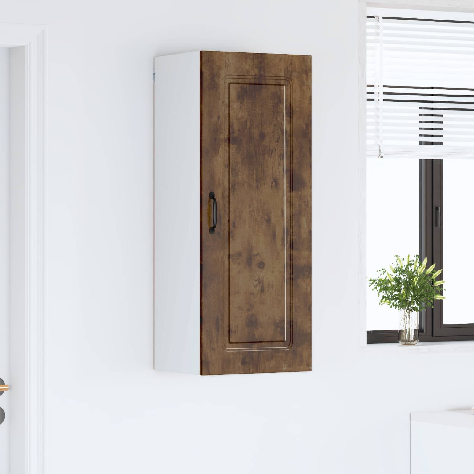 vidaXL Панел за миялна машина Kalmar Димян дъб 40 x 31 x 100 см