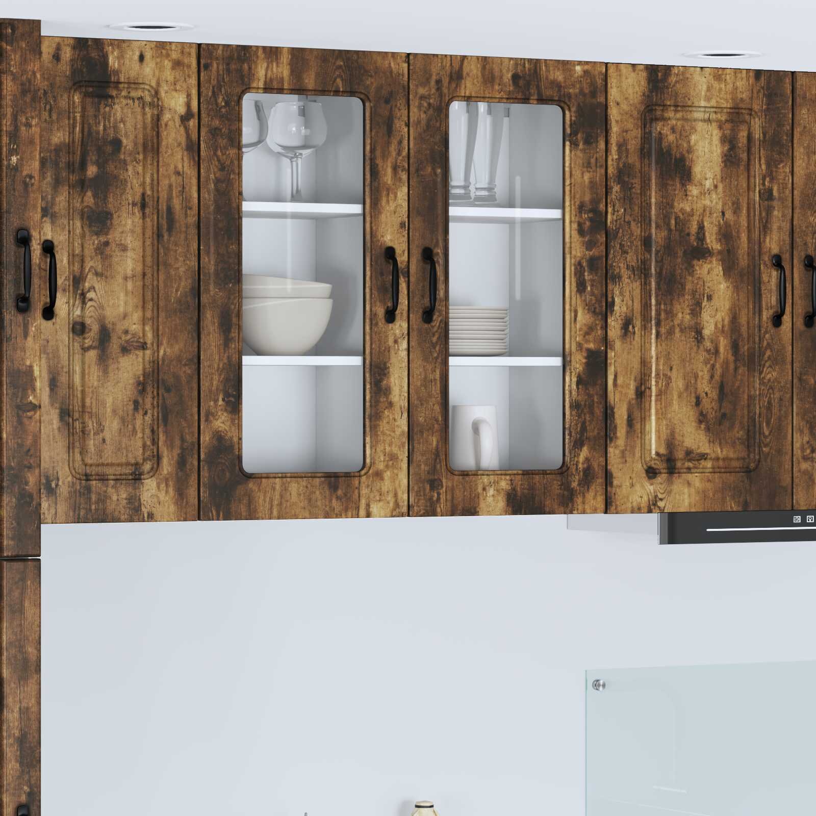 vidaXL Панел за миялна машина Kalmar Димян дъб 40 x 31 x 80 см