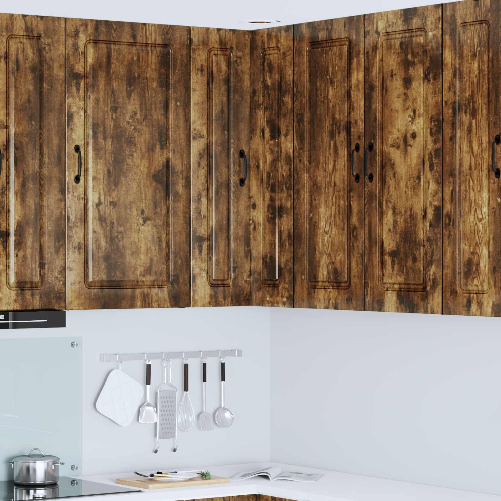 vidaXL Панел за миялна машина Kalmar Димян дъб 57 x 57 x 100 см