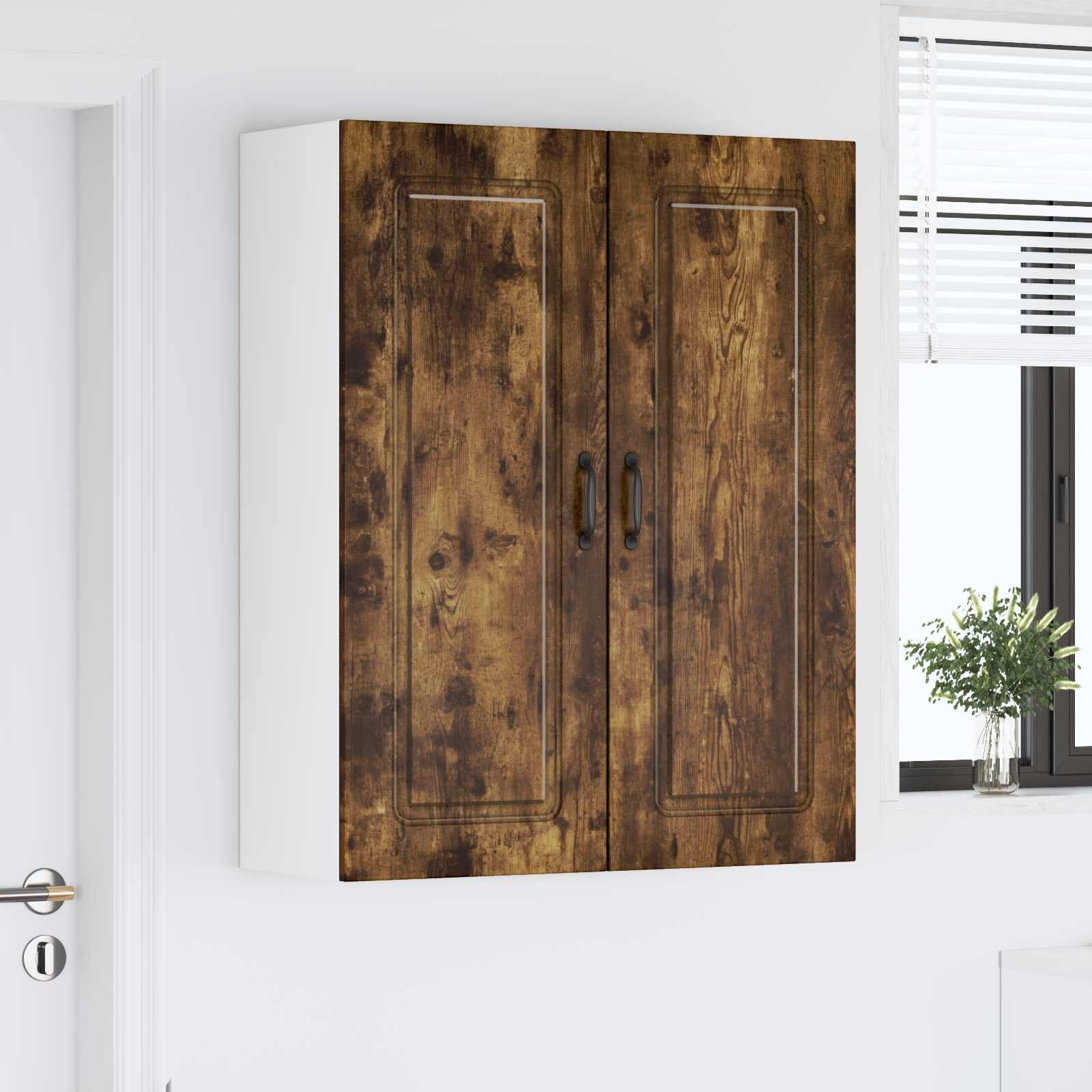 vidaXL Панел за миялна машина Kalmar Димян дъб 80 x 31 x 100 см