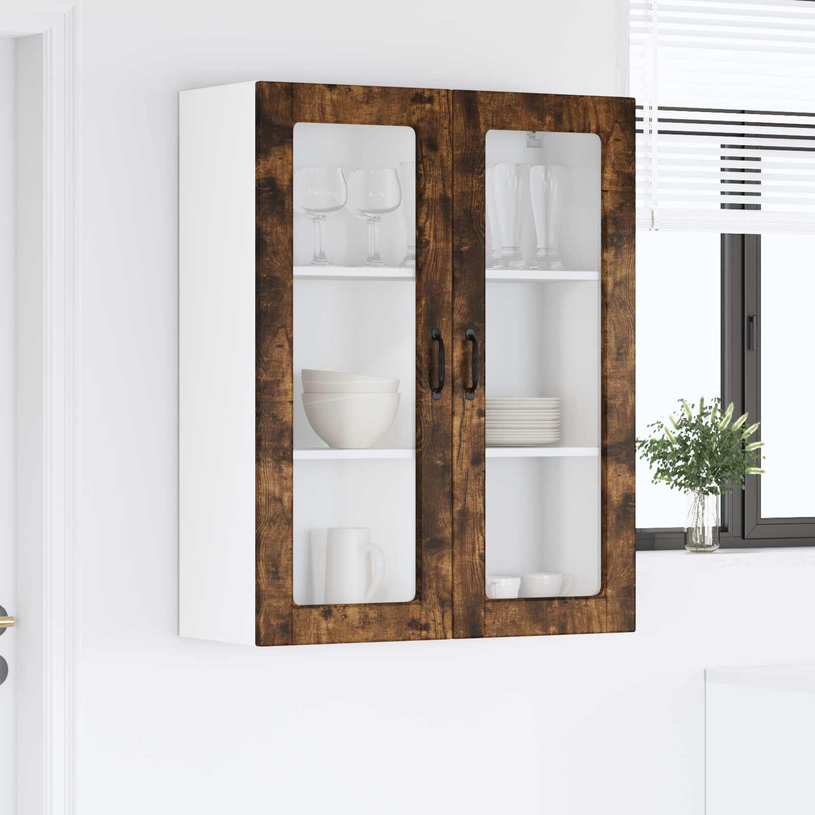 vidaXL Панел за миялна машина Kalmar Димян дъб 80 x 31 x 100 см