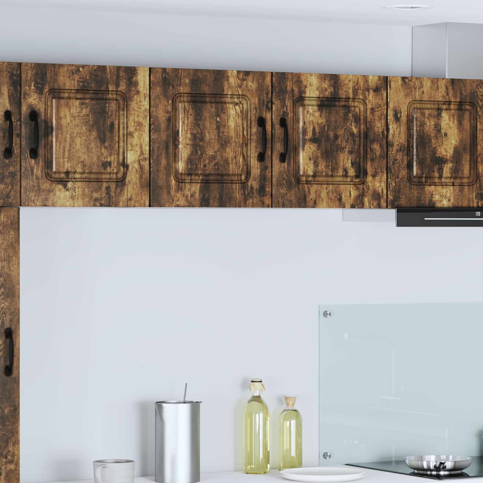 vidaXL Панел за миялна машина Kalmar Димян дъб 80 x 31 x 40 см