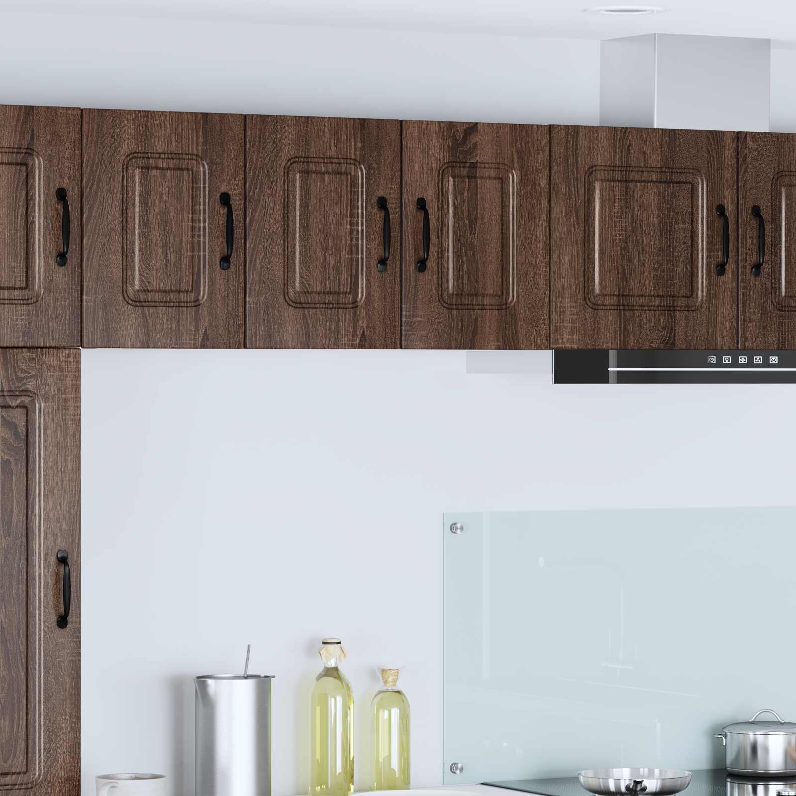 vidaXL Панел за миялна машина Kalmar Кафяв дъб 30 x 31 x 40 см