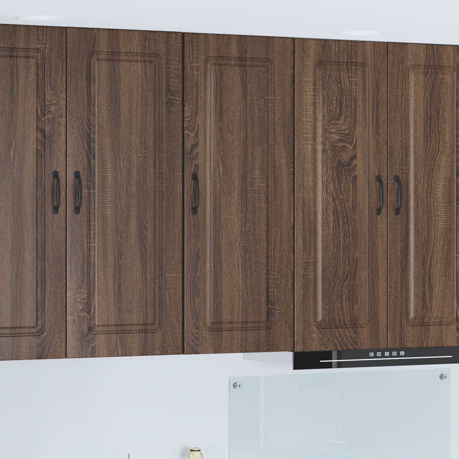 vidaXL Панел за миялна машина Kalmar Кафяв дъб 40 x 31 x 100 см