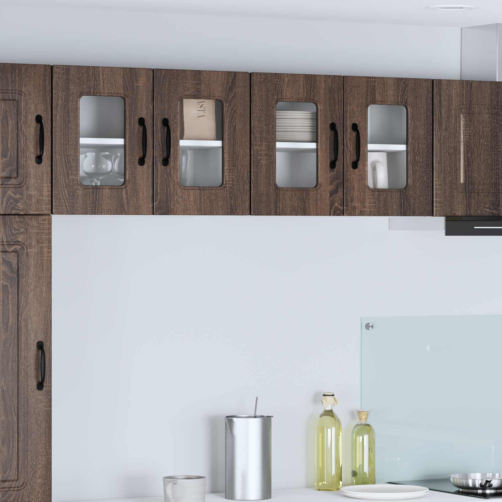 vidaXL Панел за миялна машина Kalmar Кафяв дъб 60 x 31 x 40 см