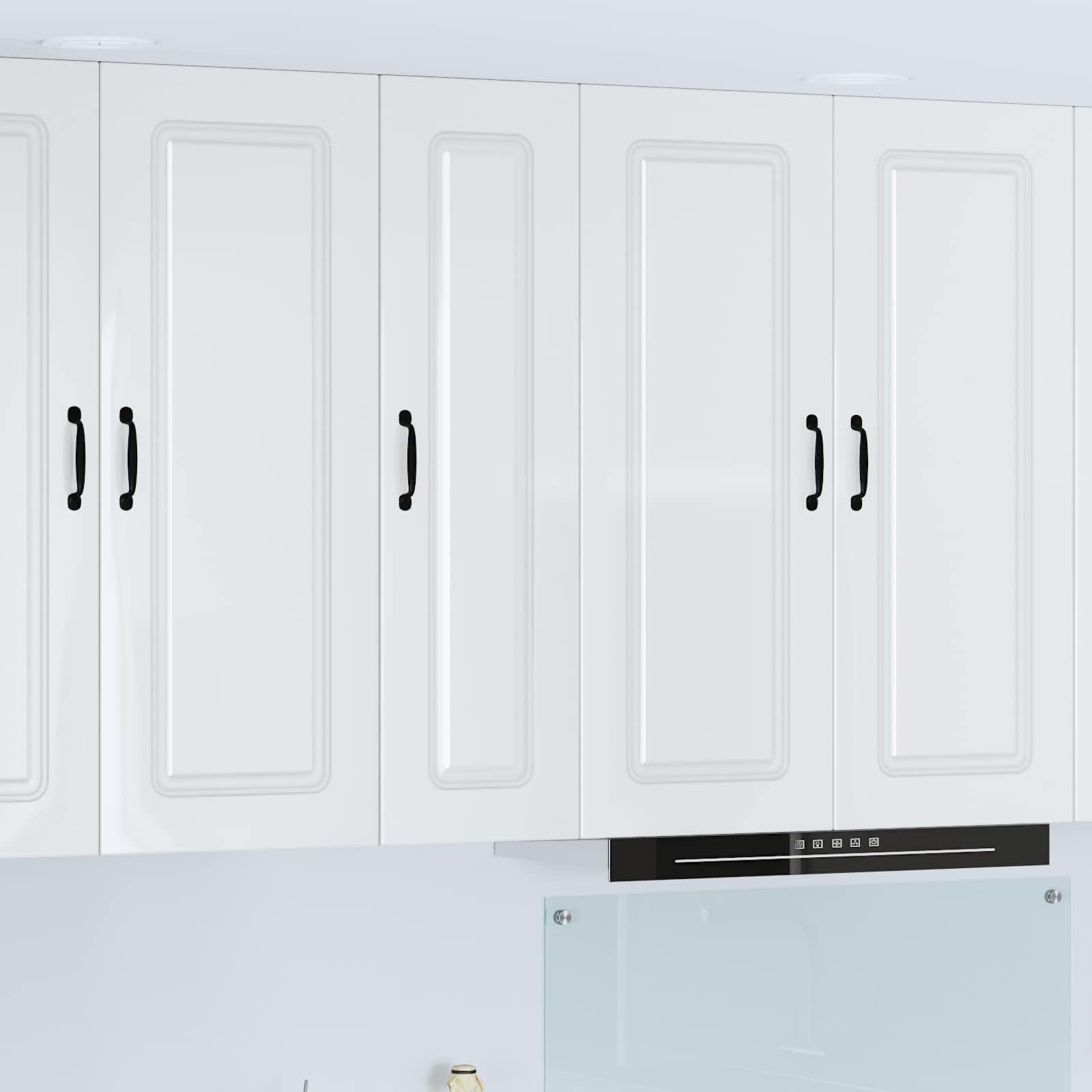 vidaXL Панел за миялна машина Kalmar Лъскаво бяло 30 x 31 x 100 см