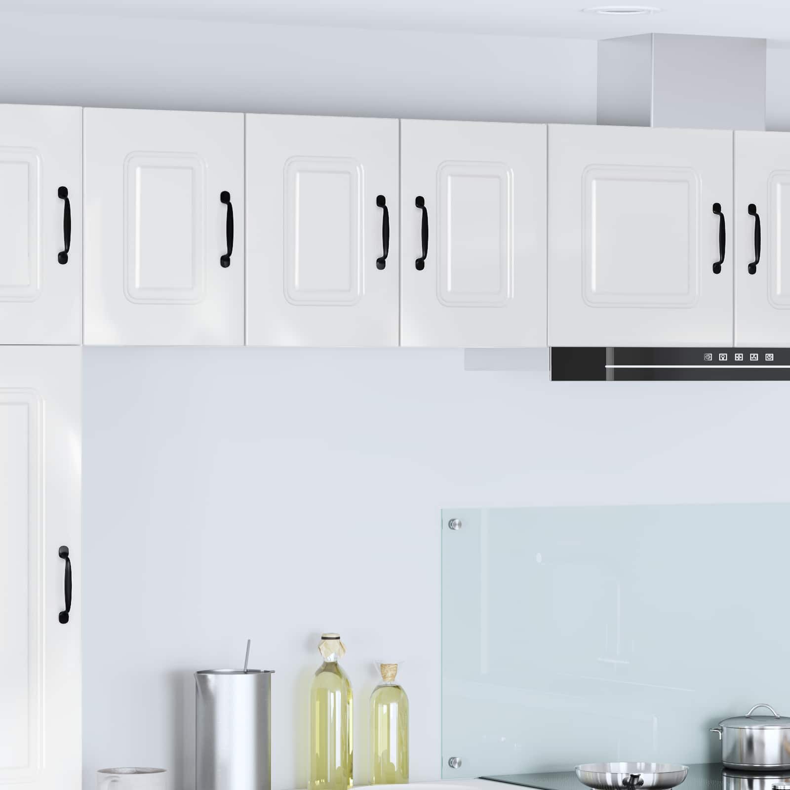 vidaXL Панел за миялна машина Kalmar Лъскаво бяло 30 x 31 x 40 см