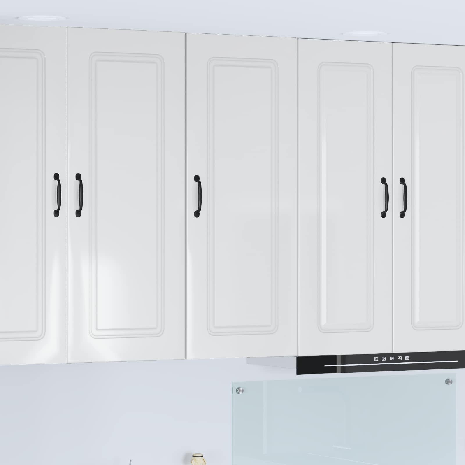 vidaXL Панел за миялна машина Kalmar Лъскаво бяло 40 x 31 x 100 см