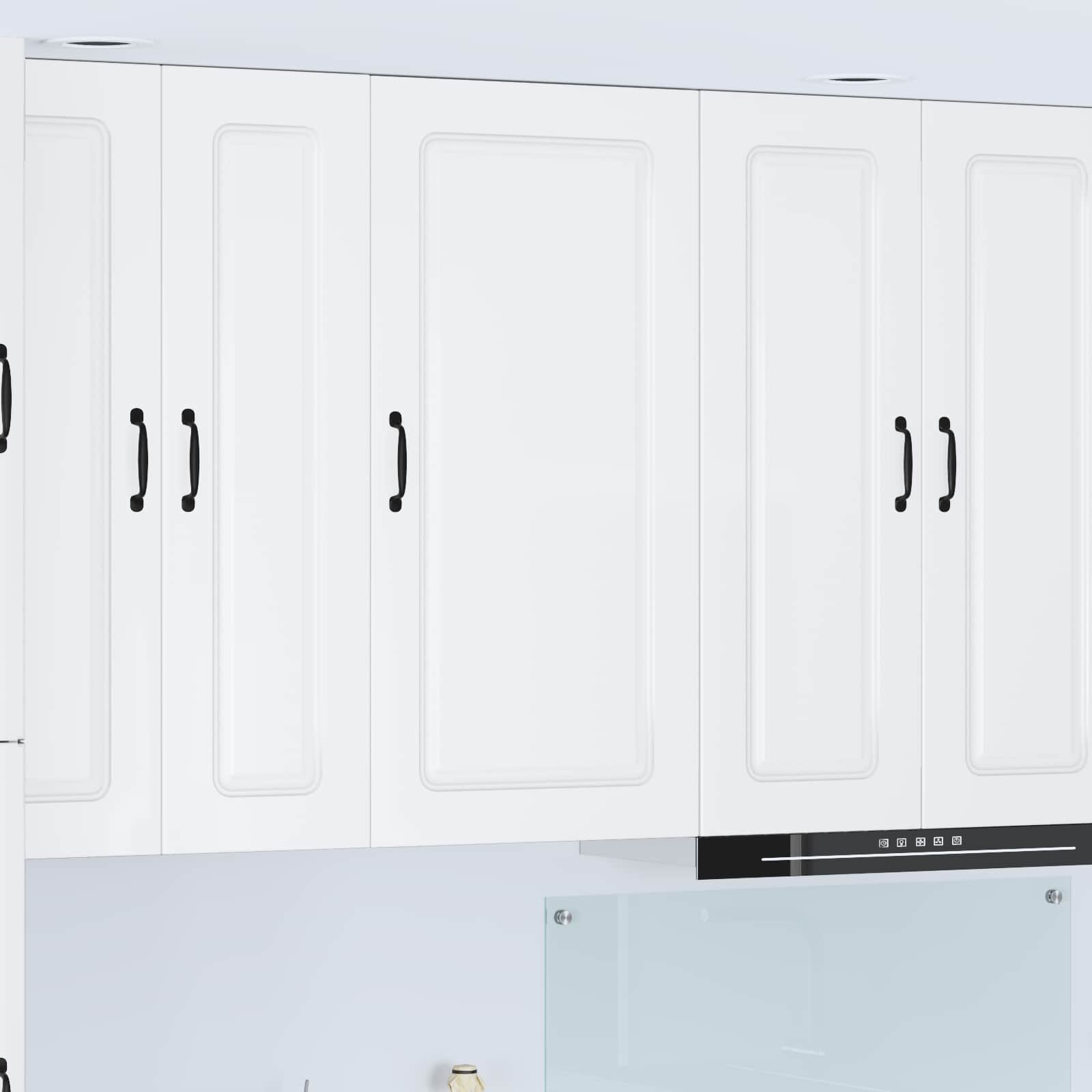 vidaXL Панел за миялна машина Kalmar Лъскаво бяло 50 x 31 x 100 см