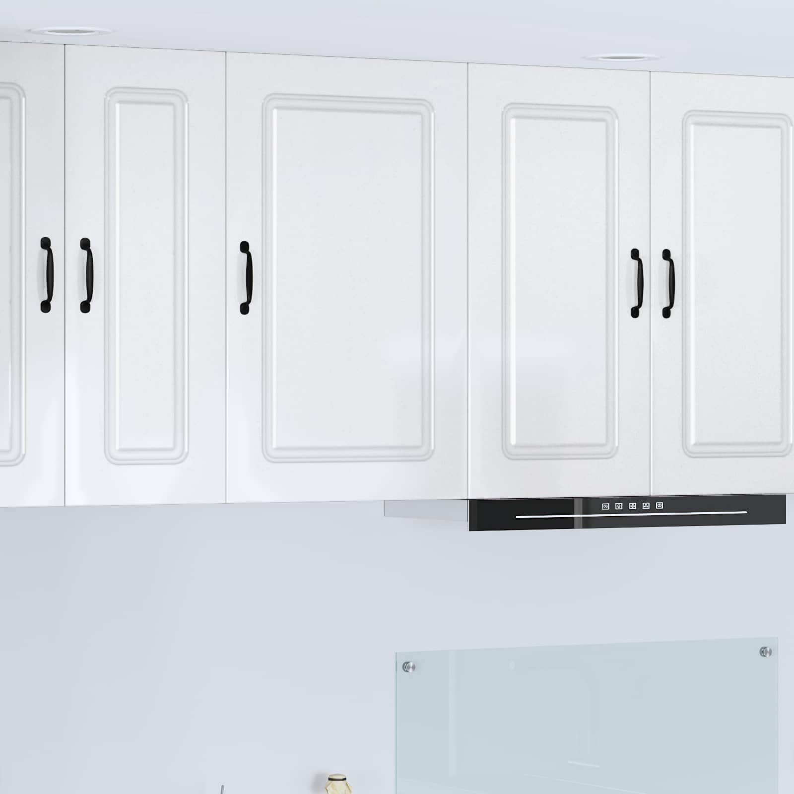 vidaXL Панел за миялна машина Kalmar Лъскаво бяло 50 x 31 x 80 см