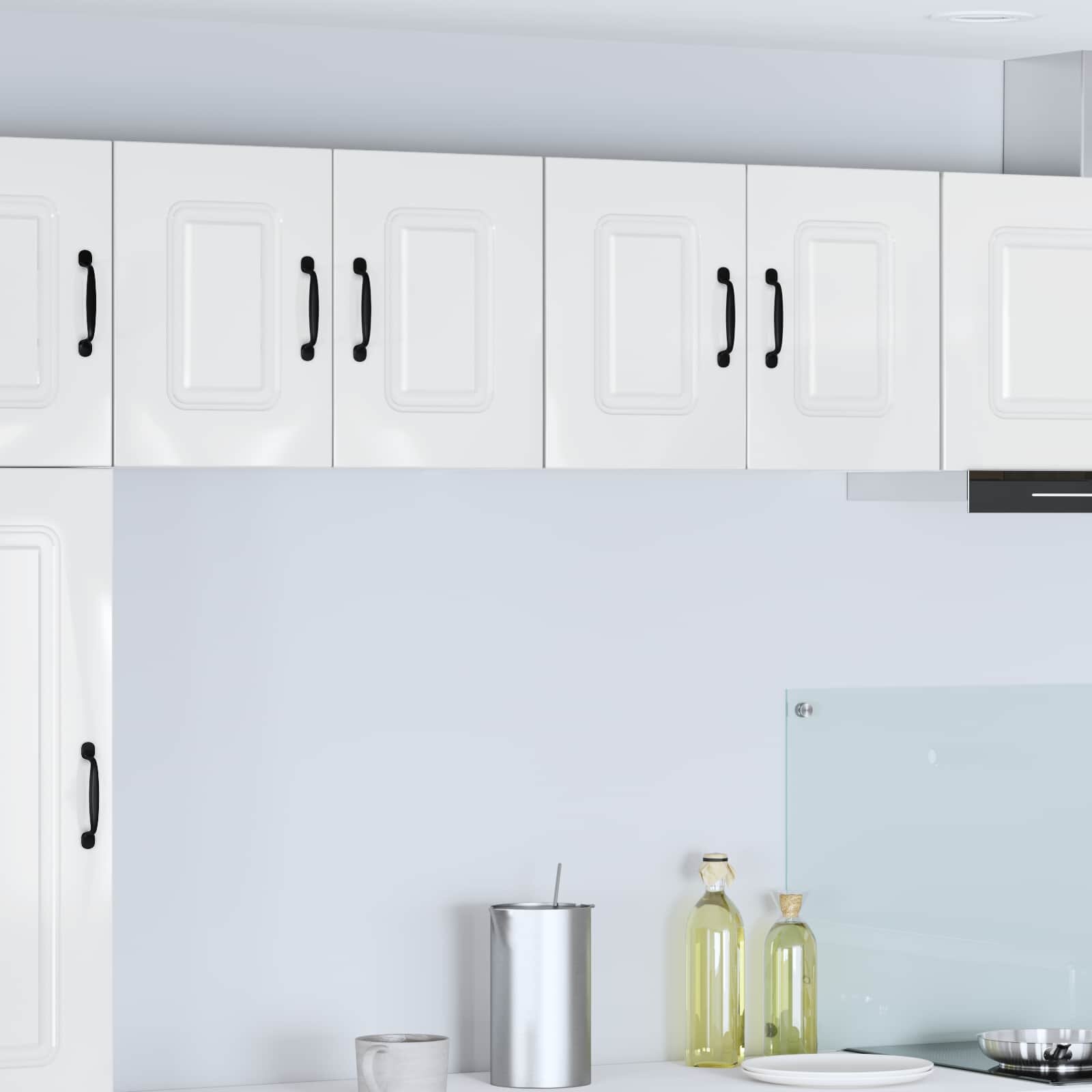 vidaXL Панел за миялна машина Kalmar Лъскаво бяло 60 x 31 x 40 см