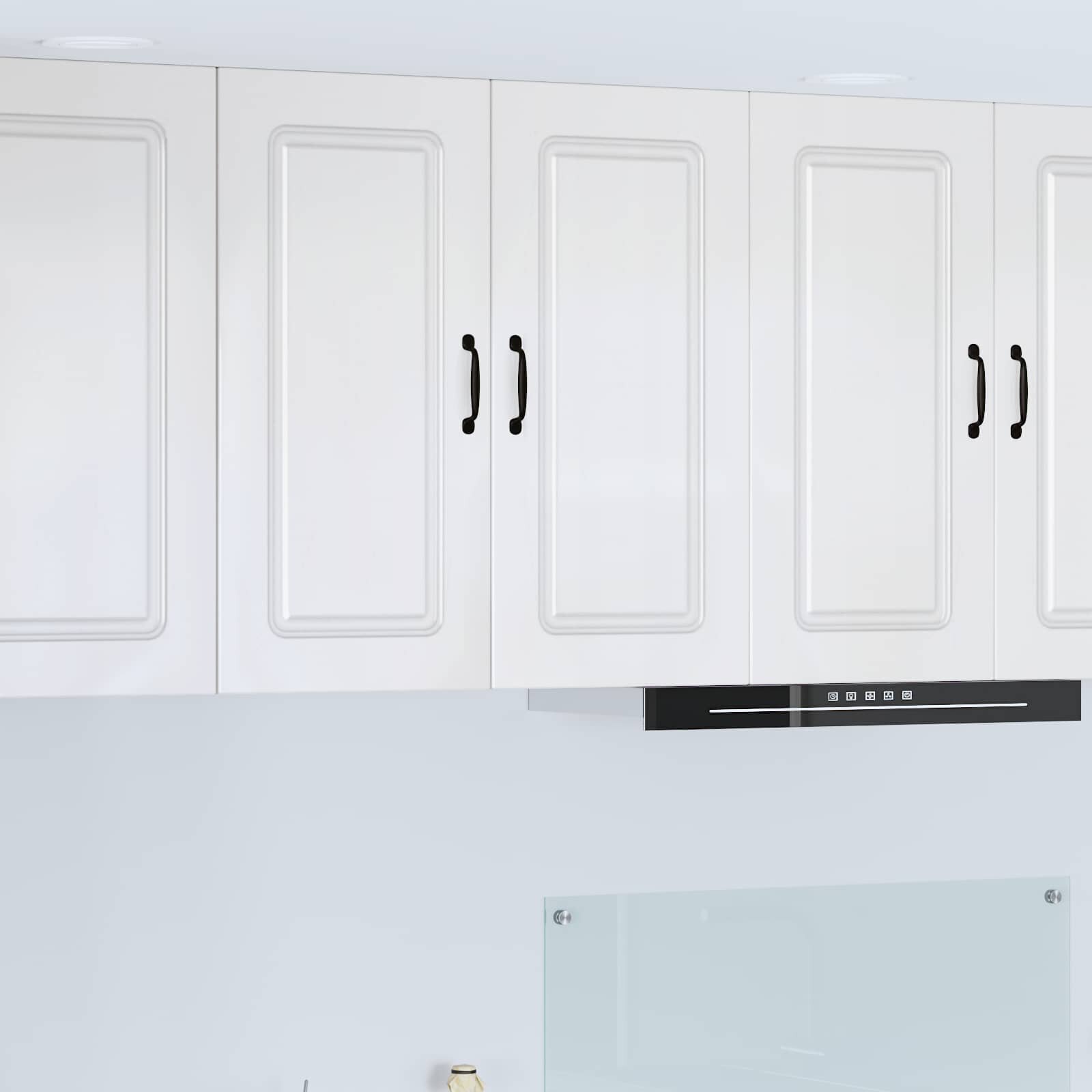 vidaXL Панел за миялна машина Kalmar Лъскаво бяло 80 x 31 x 80 см