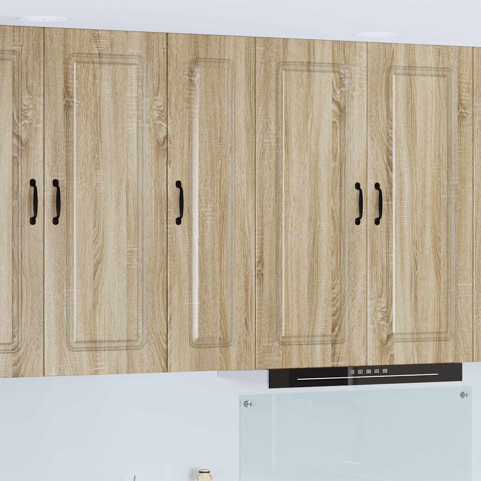vidaXL Панел за миялна машина Kalmar Сонома дъб 30 x 31 x 100 см