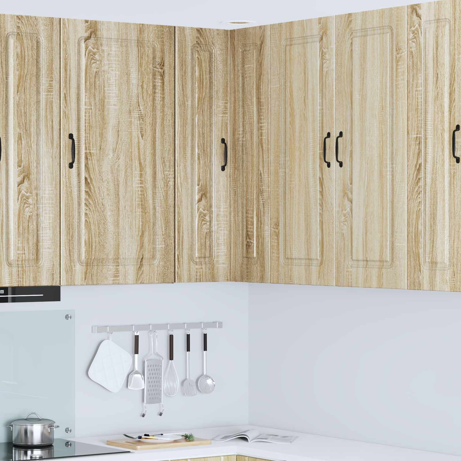 vidaXL Панел за миялна машина Kalmar Сонома дъб 57 x 57 x 100 см