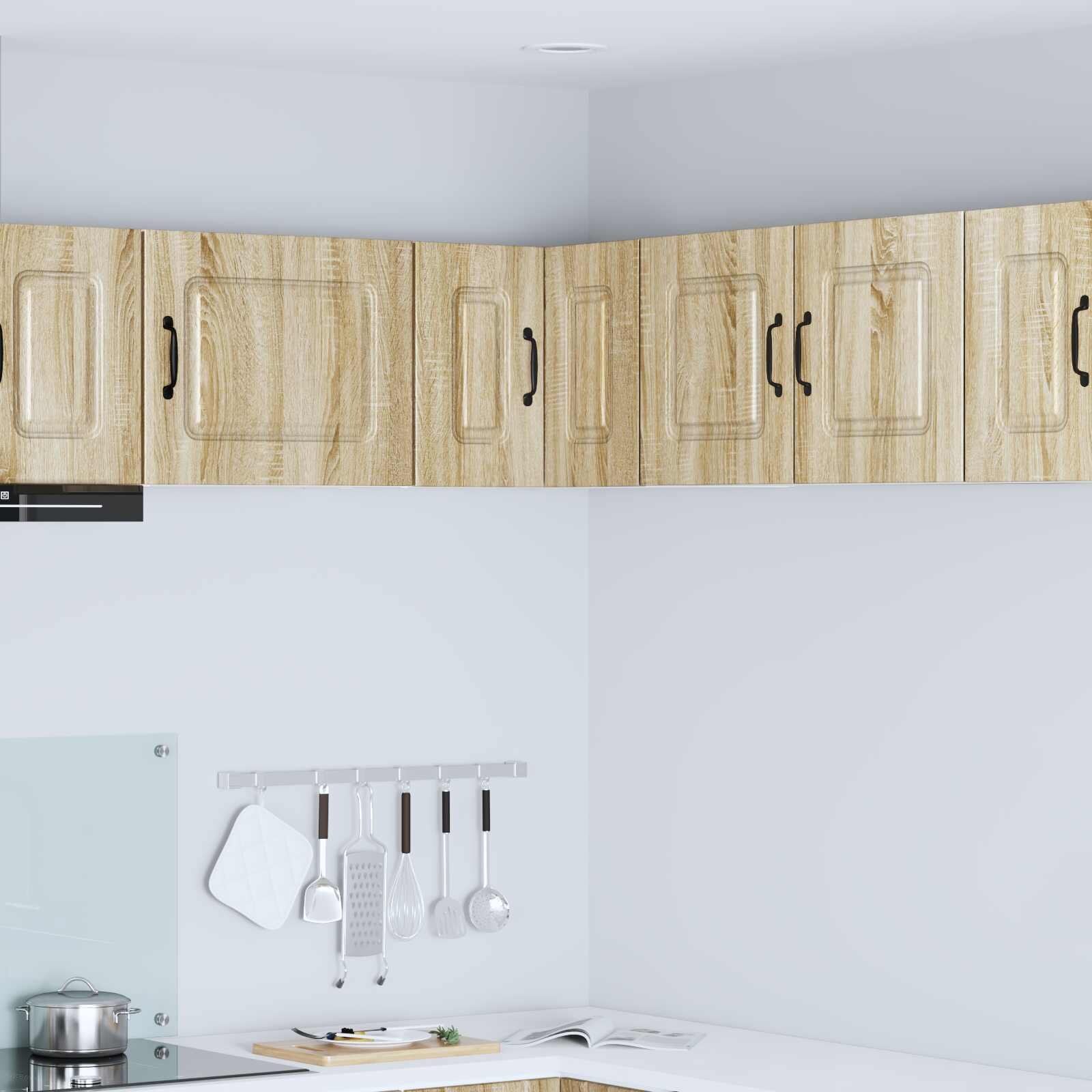 vidaXL Панел за миялна машина Kalmar Сонома дъб 57 x 57 x 40 см