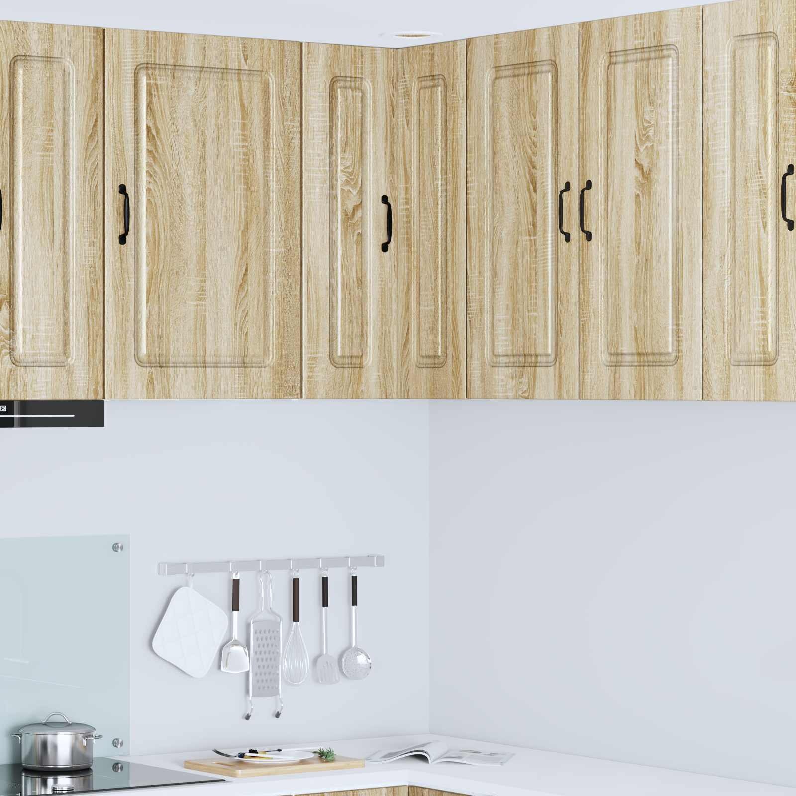 vidaXL Панел за миялна машина Kalmar Сонома дъб 57 x 57 x 80 см
