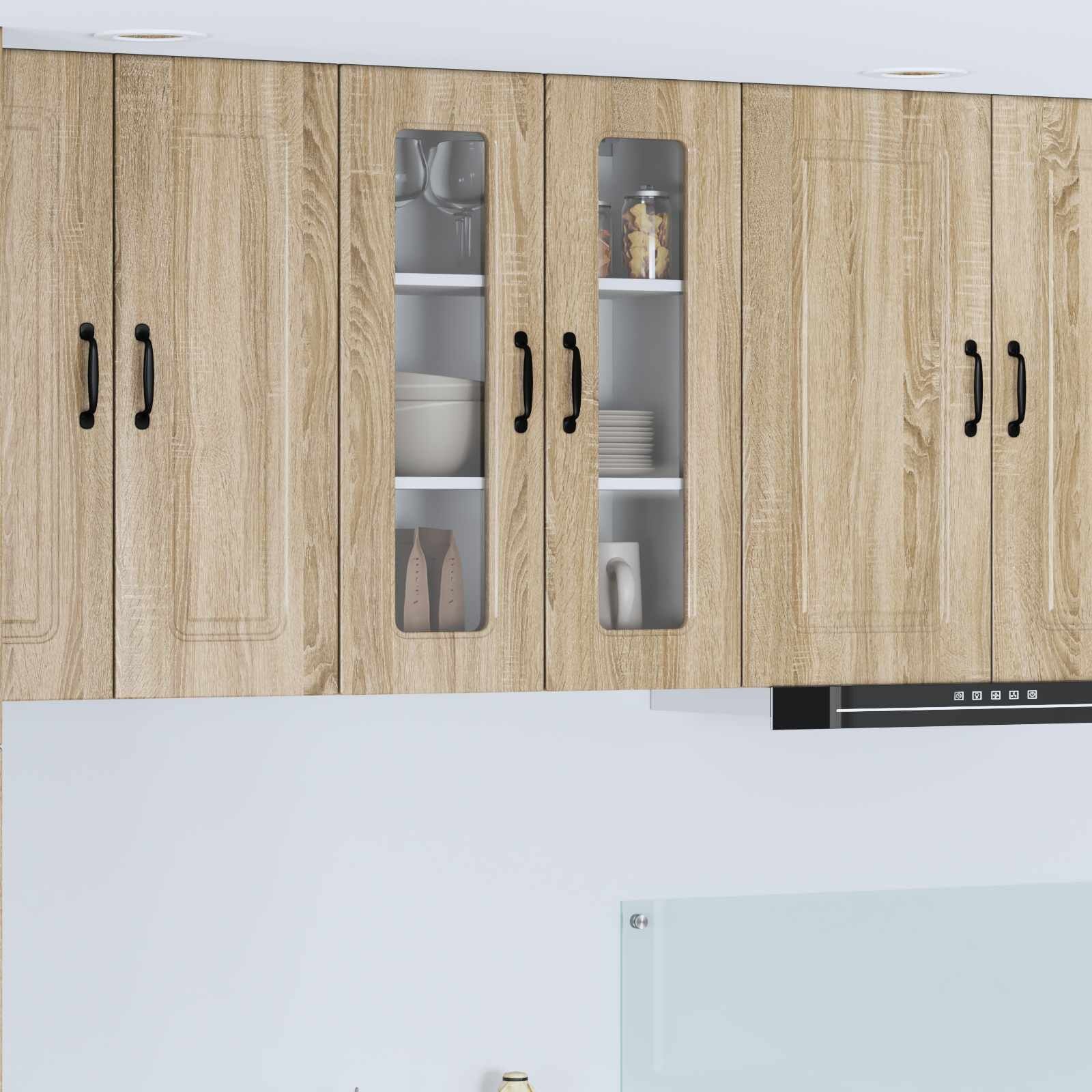 vidaXL Панел за миялна машина Kalmar Сонома дъб 60 x 31 x 80 см