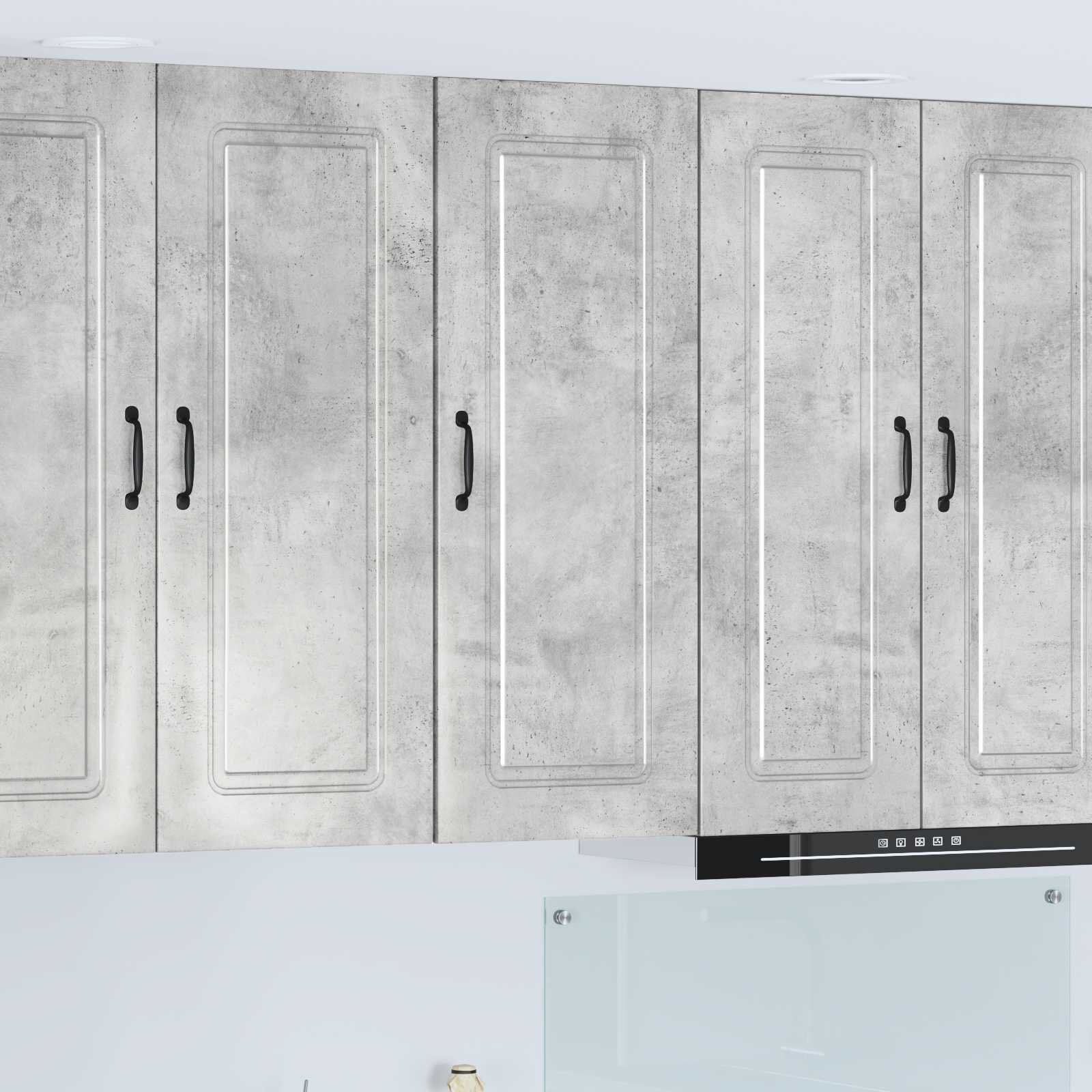 vidaXL Панел за миялна машина Kalmar Циментено сиво 40 x 31 x 100 см