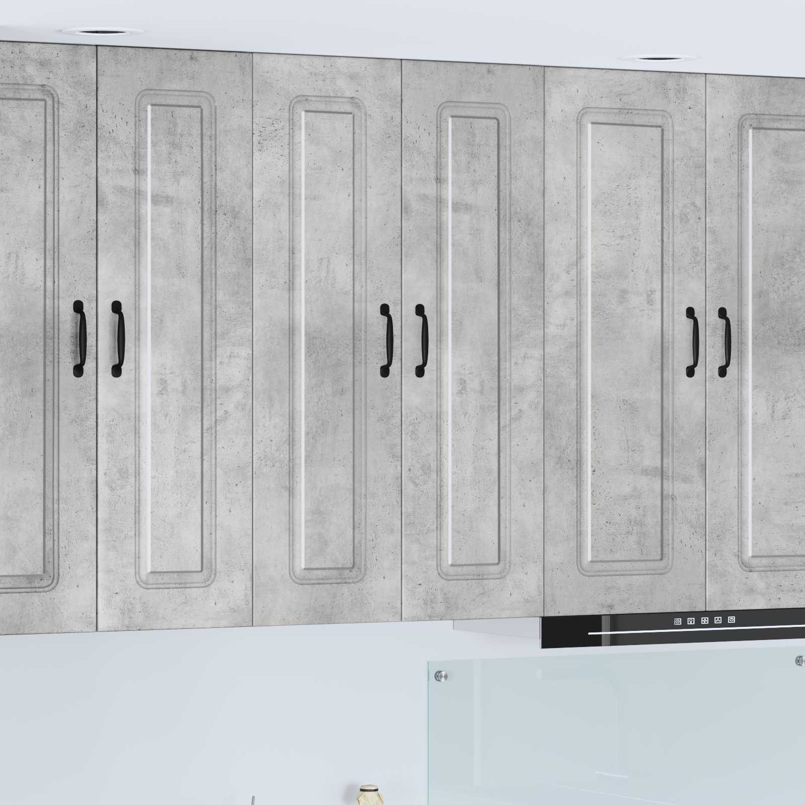 vidaXL Панел за миялна машина Kalmar Циментено сиво 60 x 31 x 100 см
