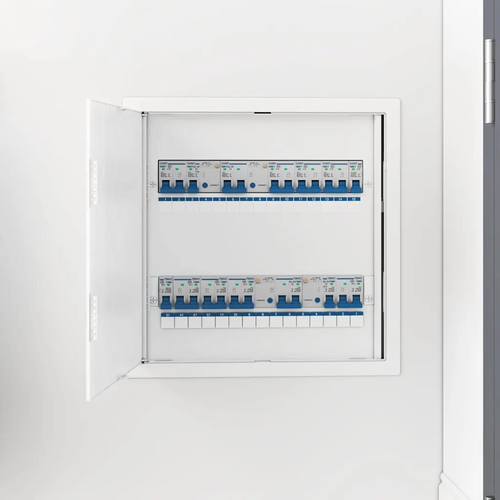 vidaXL Панели за достъп Бяло 40 x 40 cm ABS пластмаса