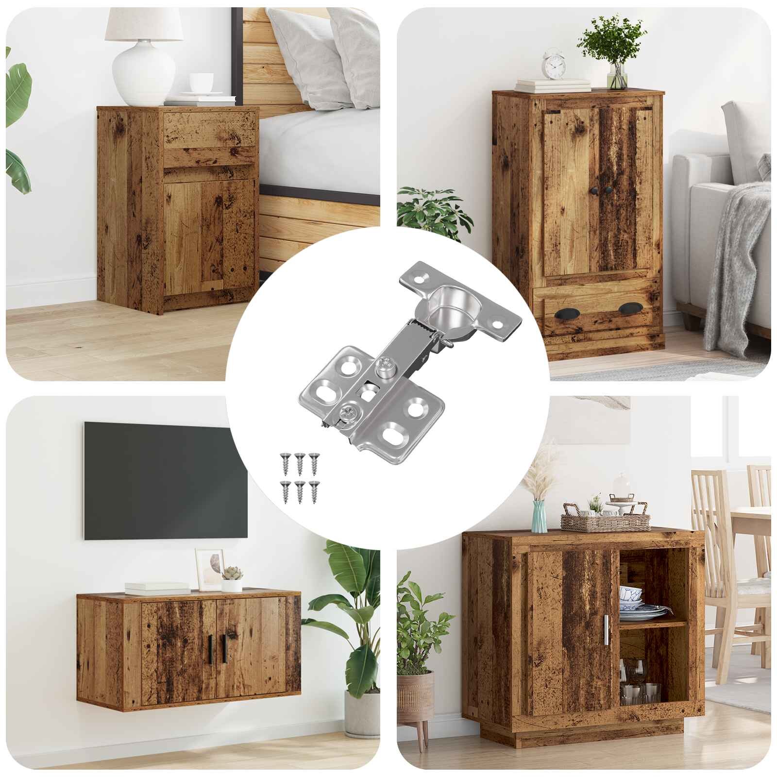 vidaXL Панта 257 бр. Никел 85 x 525 x 95 мм Желязо