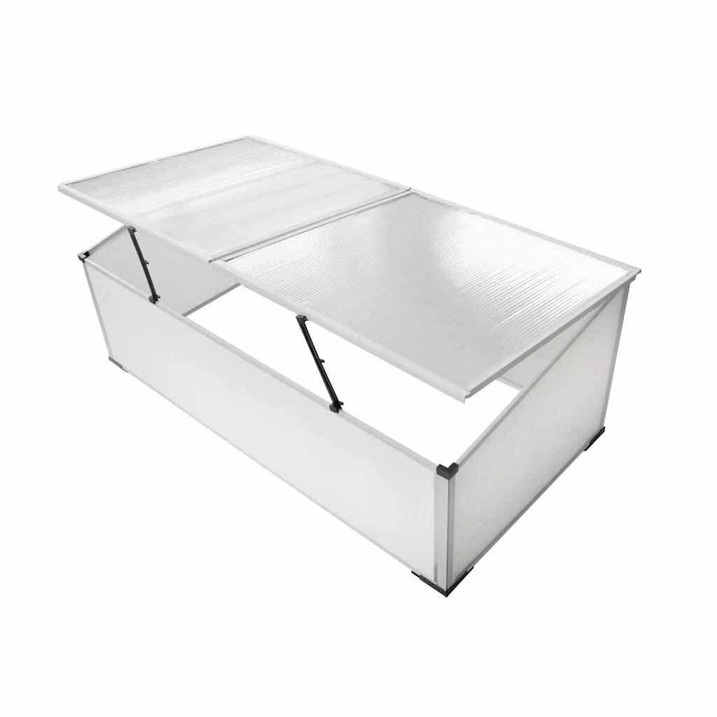 vidaXL Парник за разсад с 2 капака 110 x 41 x 55 см.