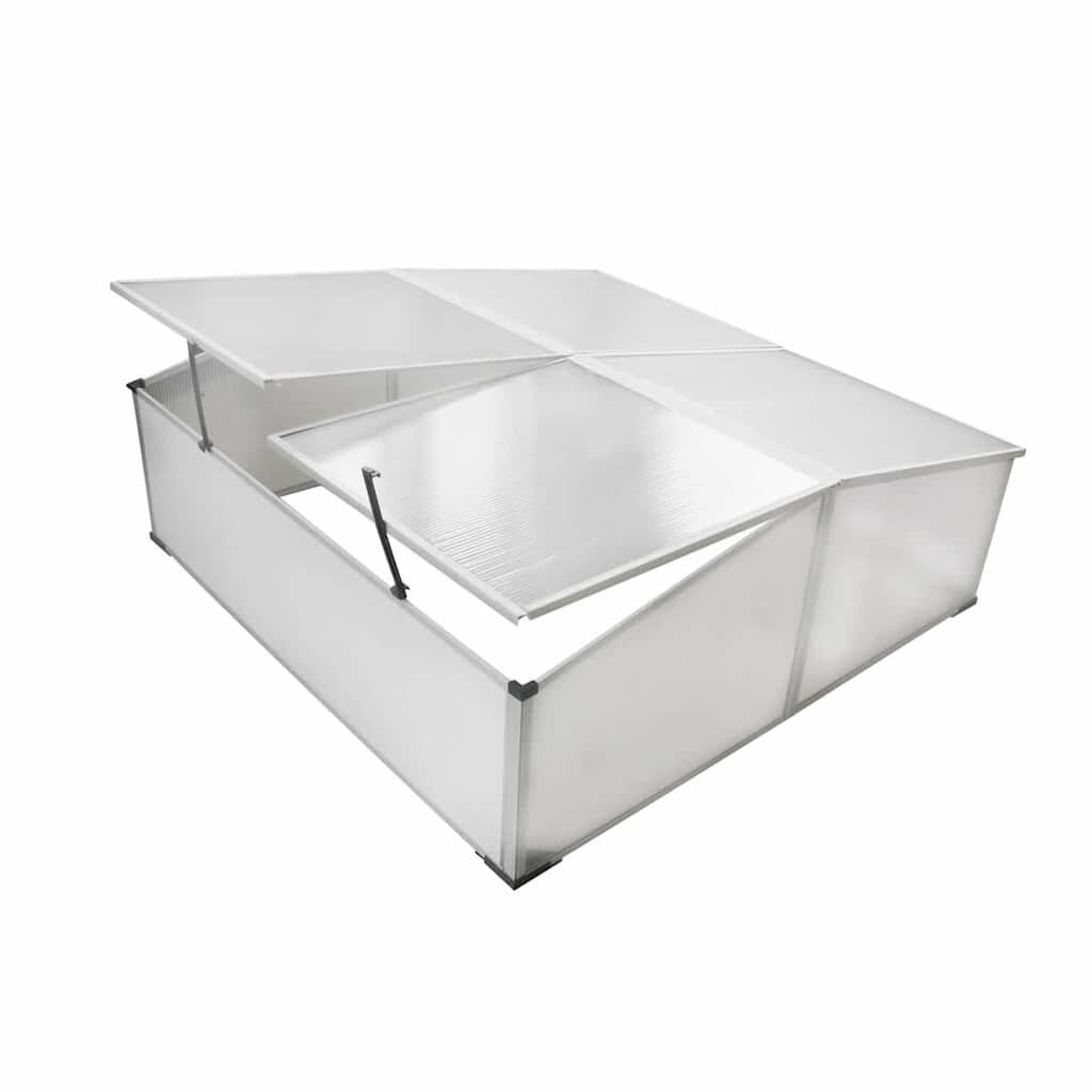 vidaXL Парник за разсад с 4 капака 108x41x110 см.
