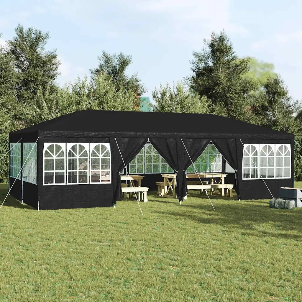 vidaXL Парти шатър Антрацит 800 x 400 x 266 см Полиетилен