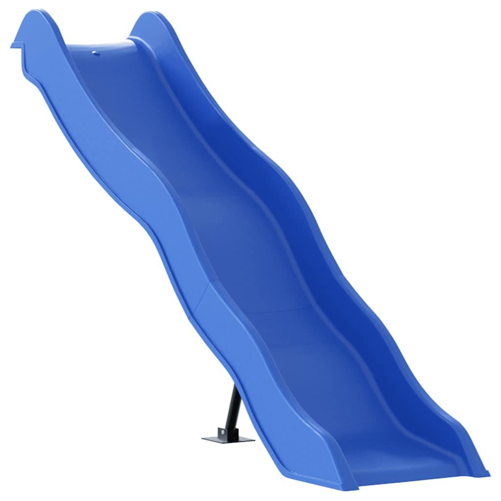 vidaXL Пързалка за игра синя 169x385 см полипропилен