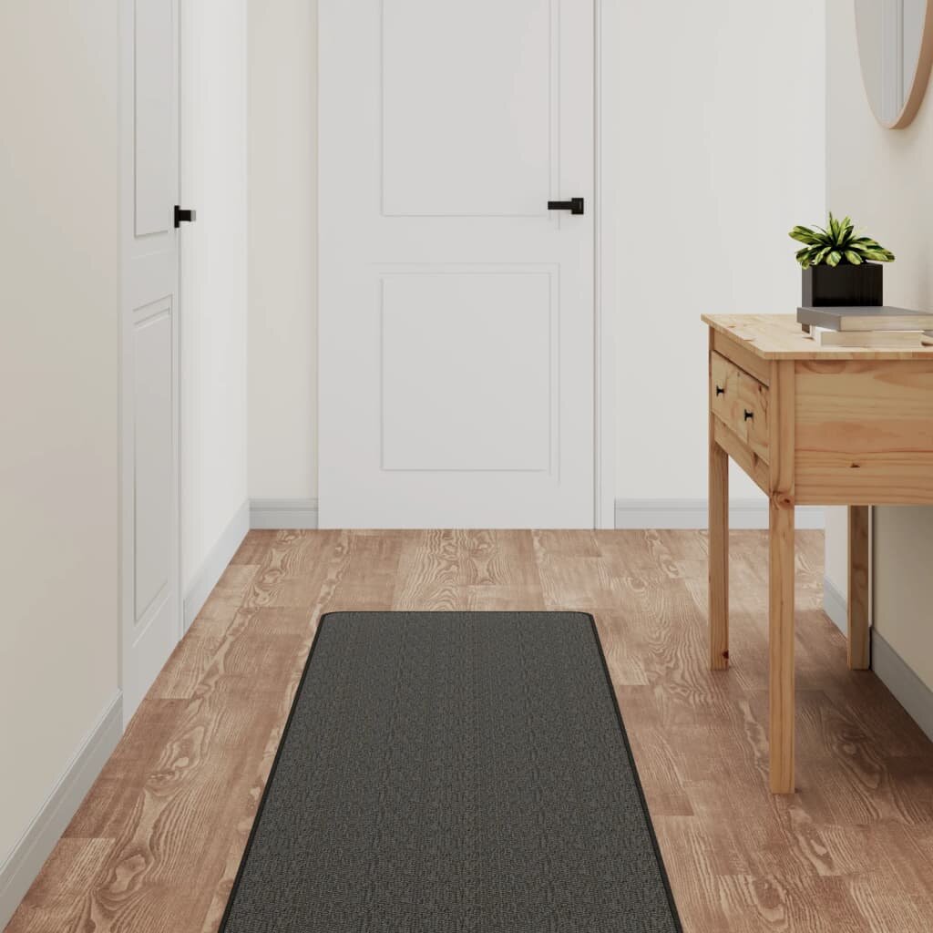 vidaXL Пътека сизалена визия антрацит 50x300 см