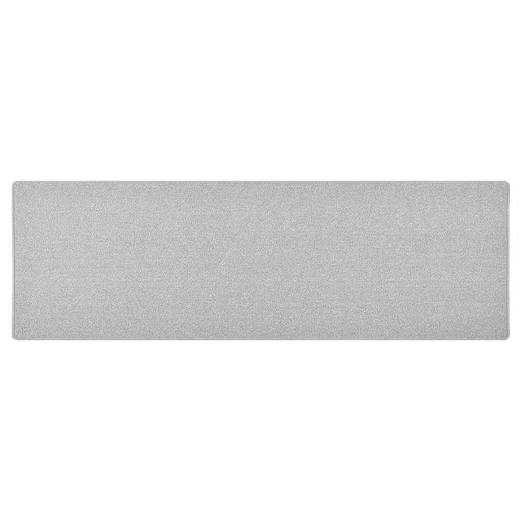 vidaXL Пътека светлосива 80x250 см