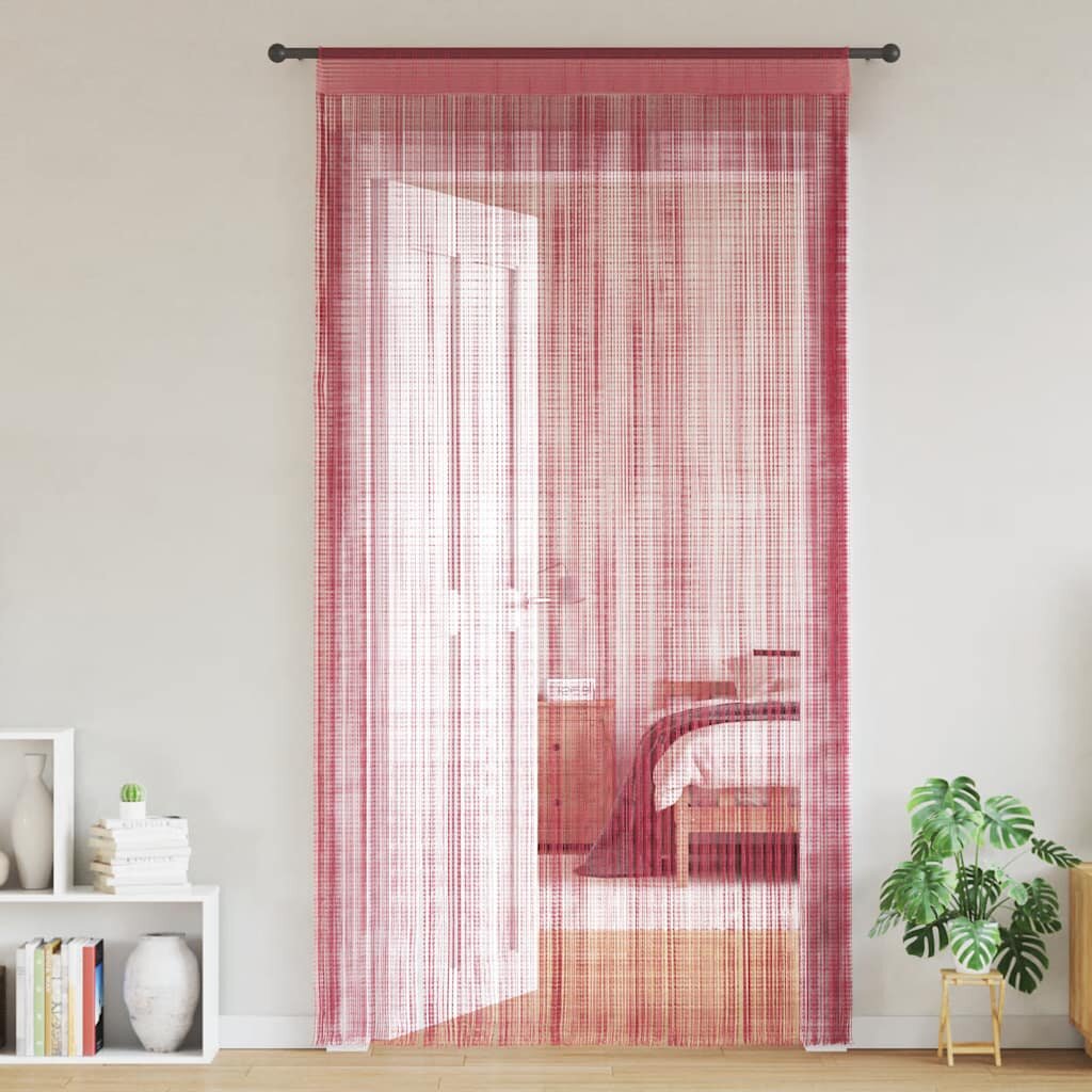 vidaXL Пердета ресни 2 бр розови 140x250 см