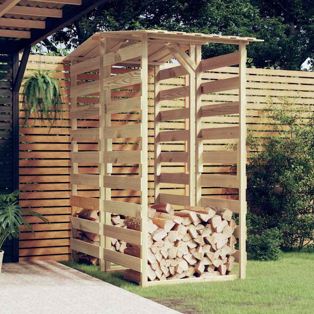 vidaXL Перголи с покриви 2 бр 100x90x200 см импрегнирано борово дърво