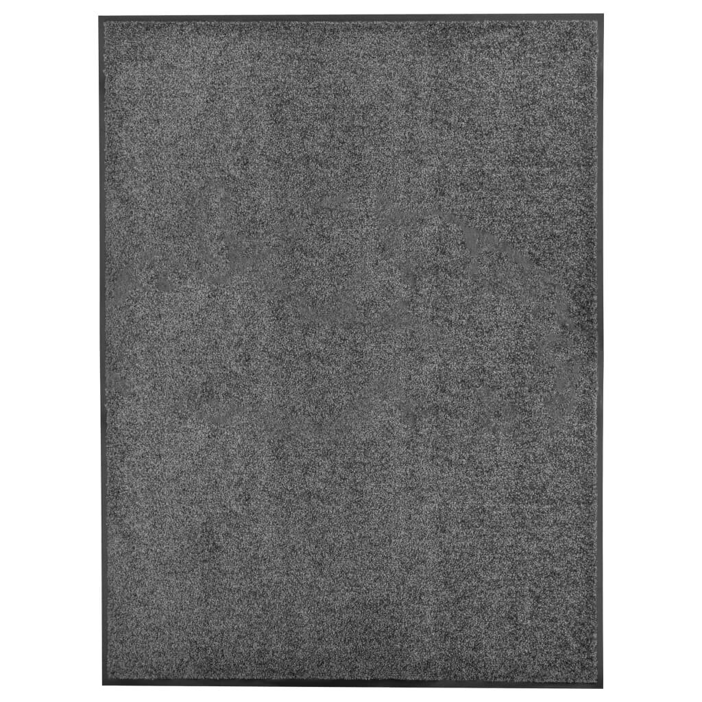 vidaXL Перима изтривалка антрацит 90x120 см