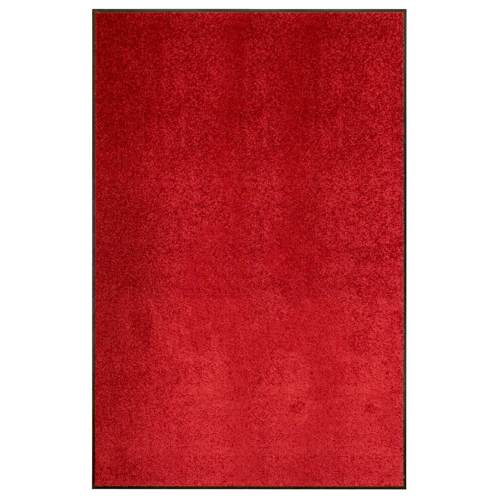 vidaXL Перима изтривалка червена 120x180 см