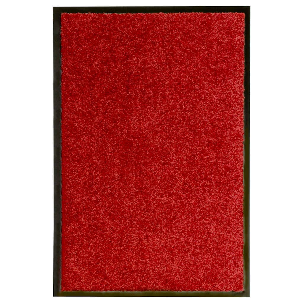 vidaXL Перима изтривалка червена 40x60 см