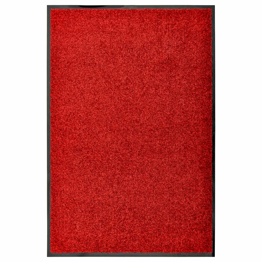 vidaXL Перима изтривалка червена 60x90 см
