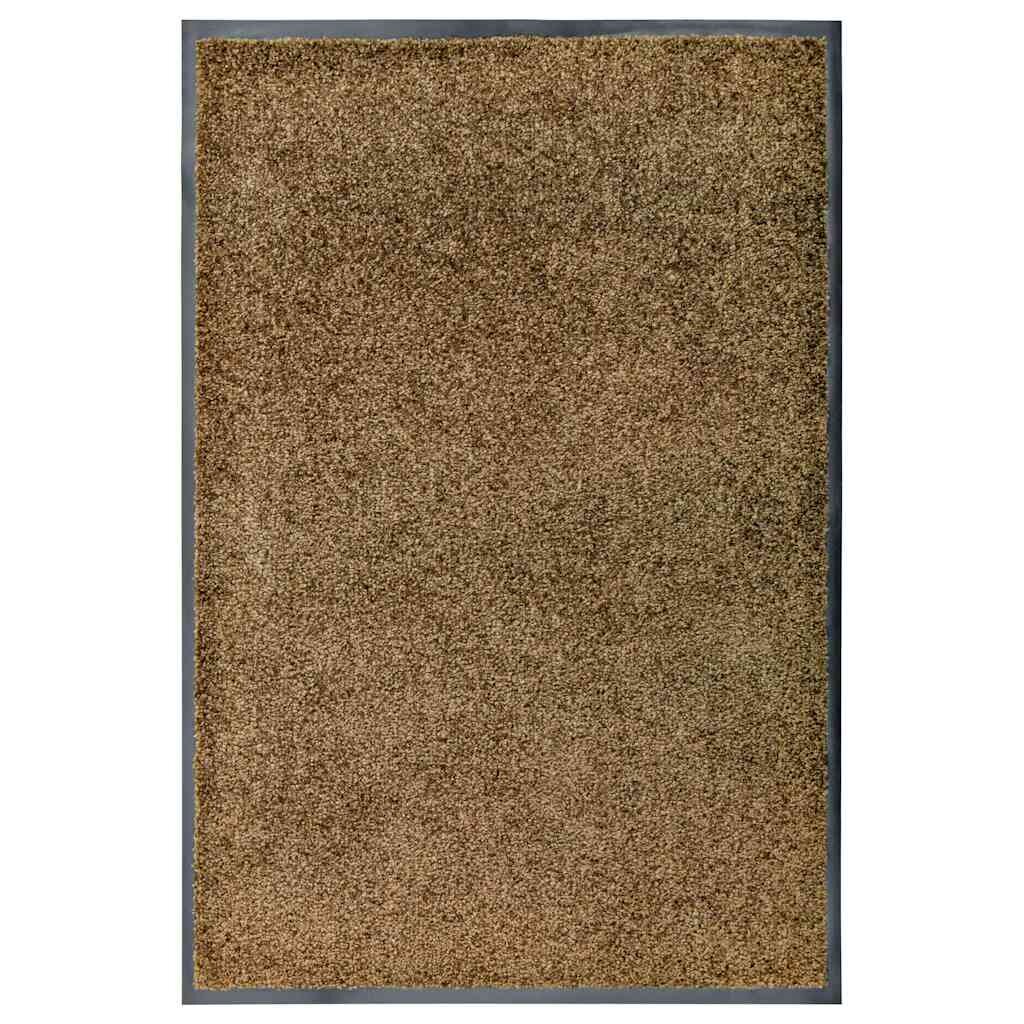 vidaXL Перима изтривалка кафява 60x90 см